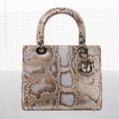 M0550OPKY M753 Bronzo perlato pitone borsa Lady Dior
